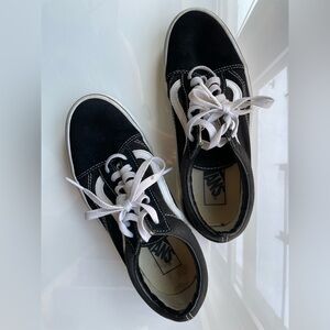 Authentic Black and White Vans